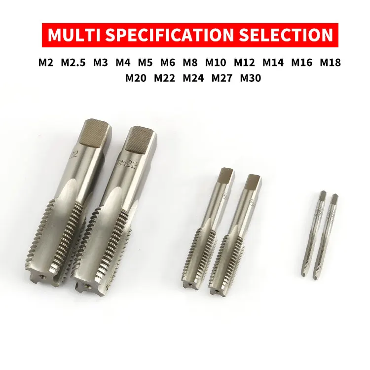 2Pcs HSS Right Hand Tap Drill Set for Metric Screw Threads M2-M30 image 5