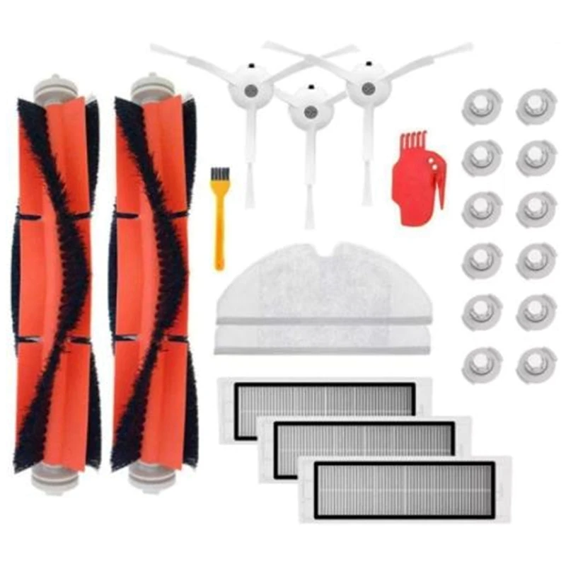 

Promotion!Suitable for Xiaomi Robot Roborock S50 S51 S6 Vacuum Cleaner Accessory Kit Main Brush Side Brush Filter