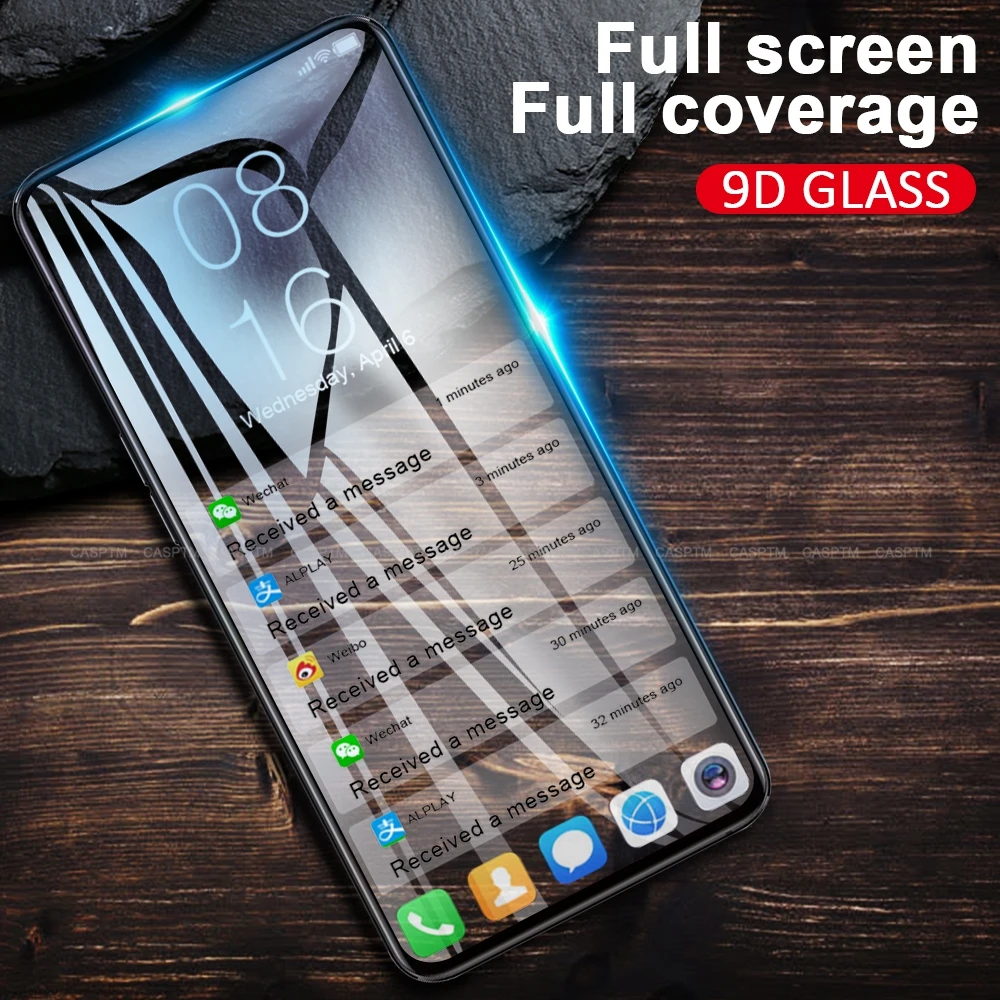 Новая 9D полная Защита экрана для Oppo Reno 2 A9 2020 закаленное стекло HD пленка A1K A73 A83 A37 F11