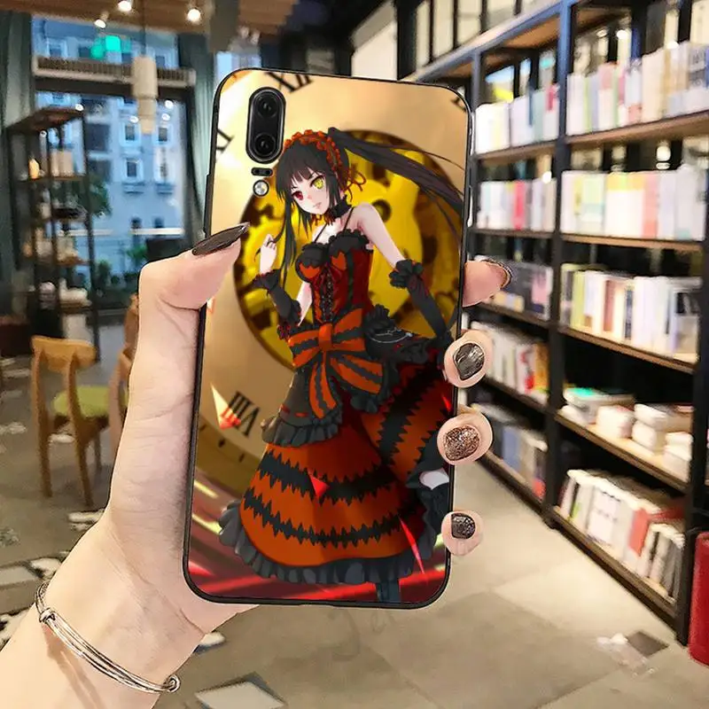

Tokisaki Kurumi date a live anime Phone Case For Huawei honor Mate P 10 20 30 40 i 9 8 pro x Lite smart 2019 nova 5t