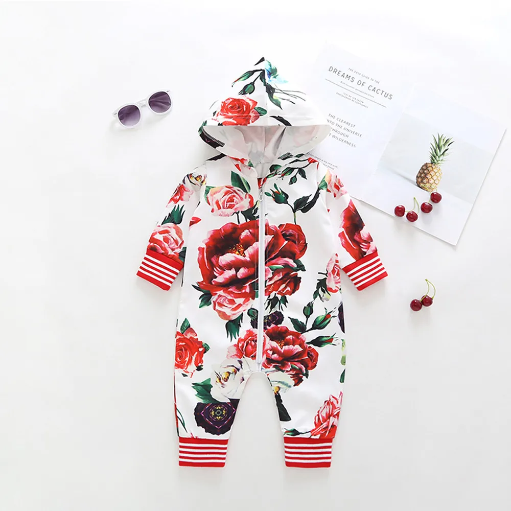 Одежда для малышей костюм с капюшоном и длинными рукавами мальчиков девочек