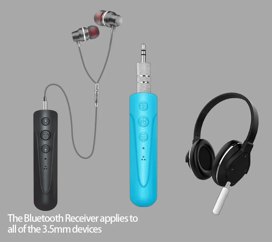 Новый Bluetooth приемник автомобильный AUX 3 5 мм музыкальный аудиоприемник громкой