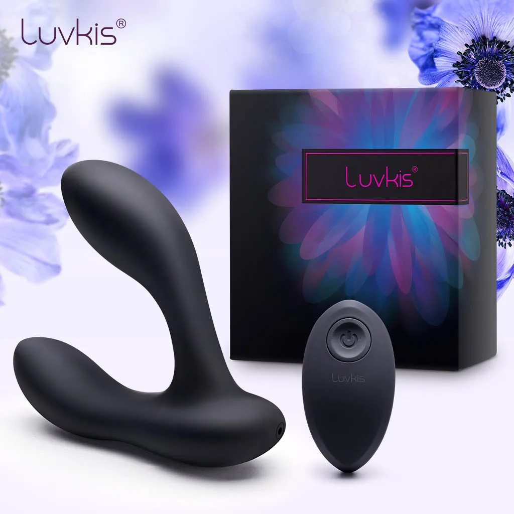 Вибратор простаты Luvkis анальная игрушка беспроводная Анальная пробка для мужчин