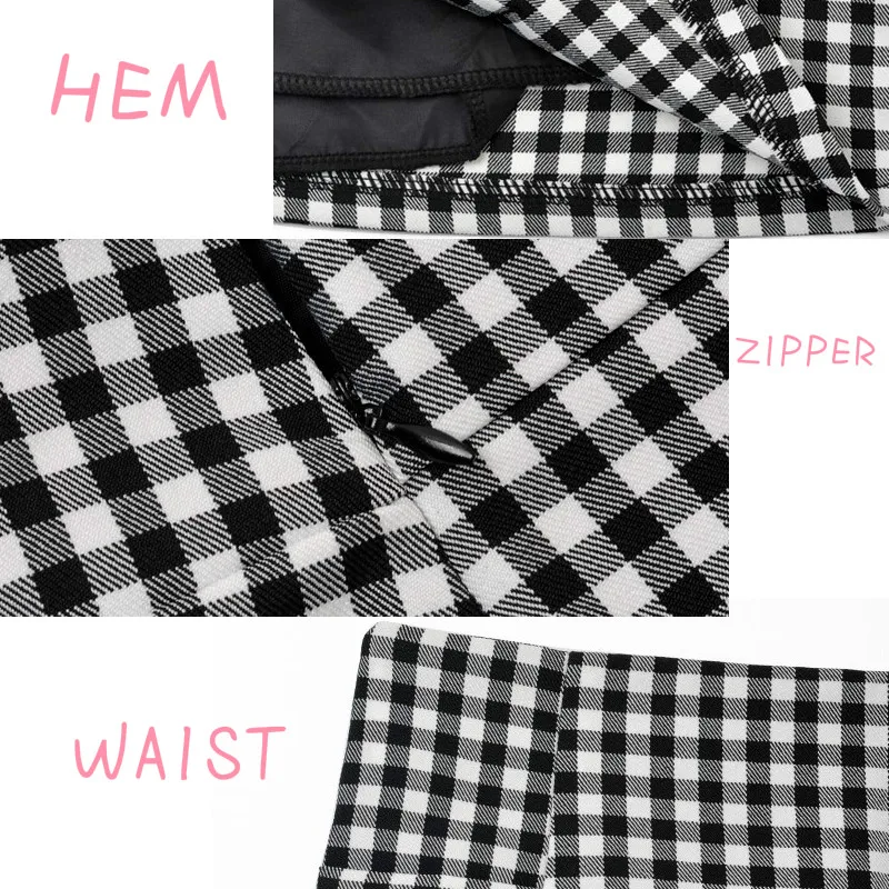 

Skirts Women Plaid Irregular Office Midi Ladies A-line Ulzzang Trendy High Waist Slim Casual Female Simple Streetwear Womens New