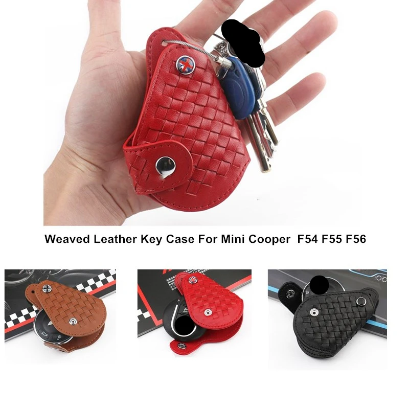 Чехол из натуральной кожи для ключей mini cooper F54 F55 f56 R60 countryman