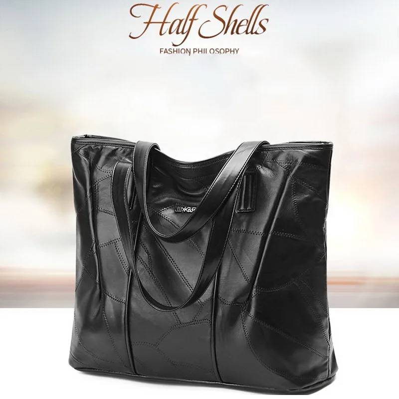 DIINOVIVO Ladies Casual Bags Soft PU Leather Shoulder Bag Women Handbags High Quality Tote Bags For Women Large Bag WHDV1284