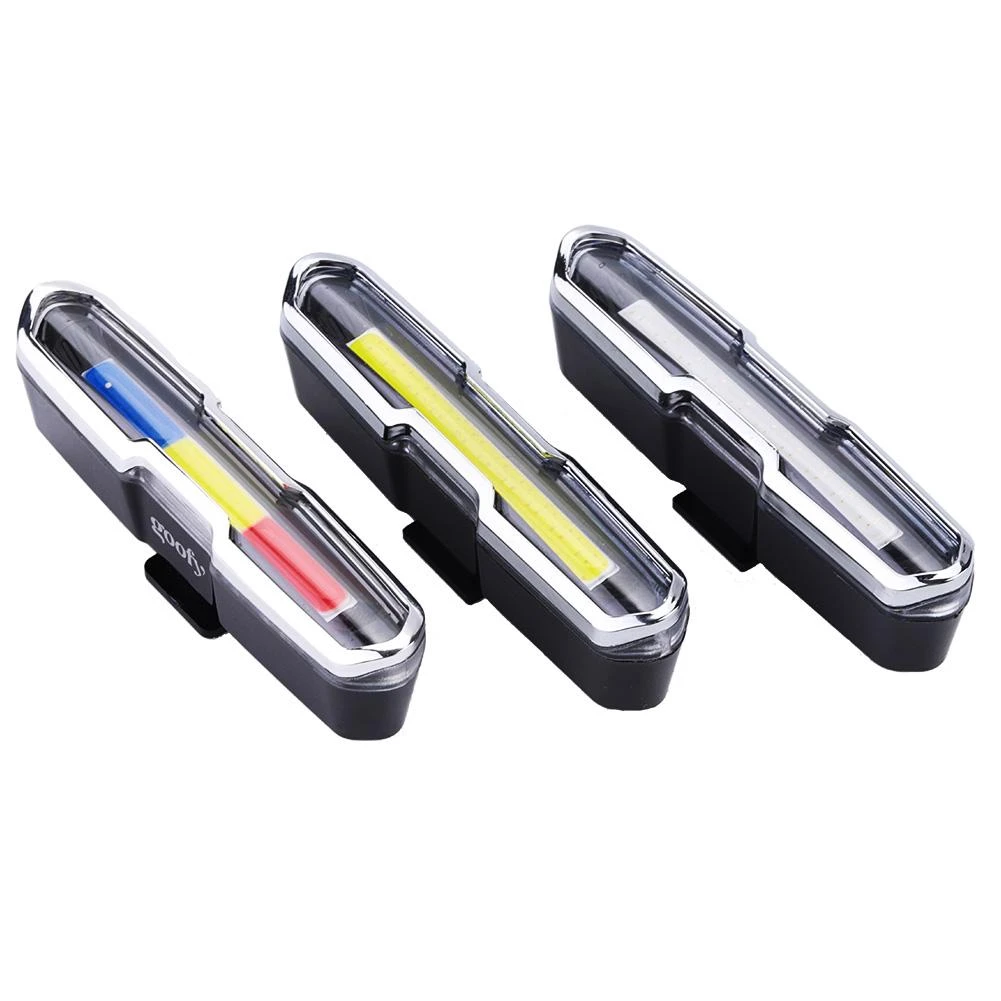 Велосипедный светодиодный фонарь безопасности с зарядкой от USB для горного