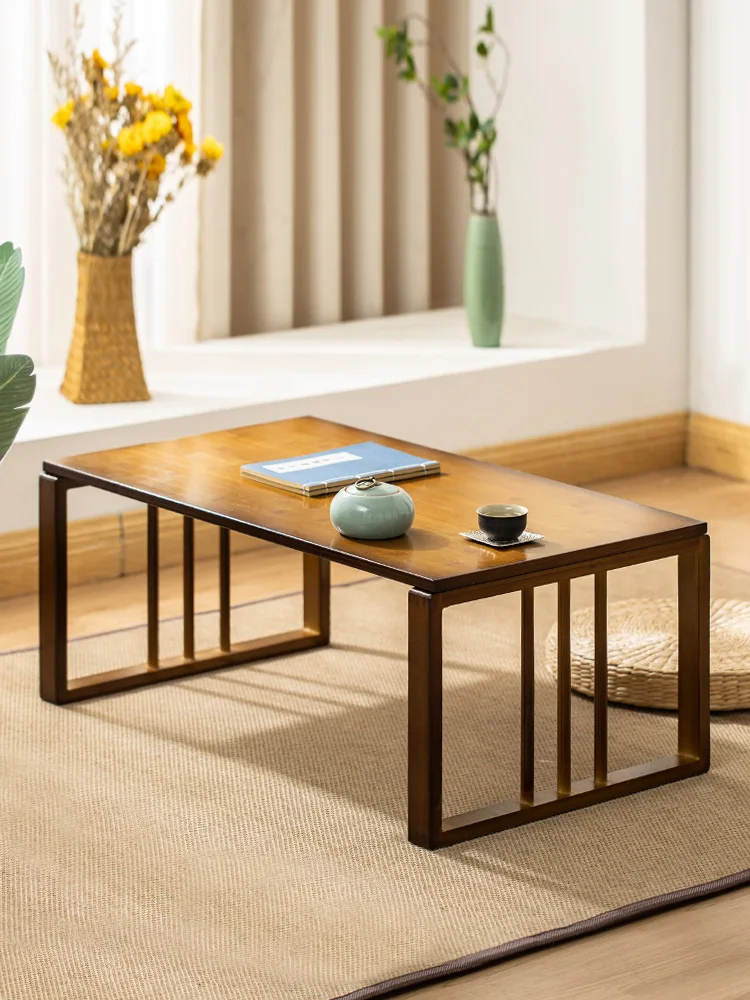 Бамбуковый столик для кофе Bamboo Bay Window Small Coffee Table Tatami Japanese Low Tea Many Sizes Quite Old Fashioned on.