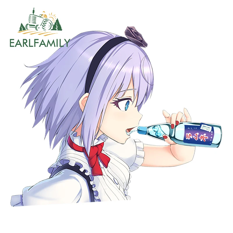 EARLFAMILY 13 см x 11 1 для Dagashi Kashi напитков Shidare Hotaru персональные Мультяшные наклейки на