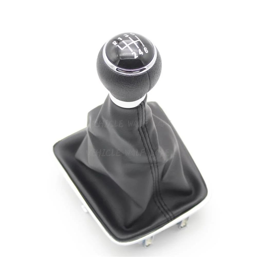 Кожаная ручка переключения передач для VW Golf Plus 2005 2006 2007 2008 2009 2010 2011 2012 2013|Ручка