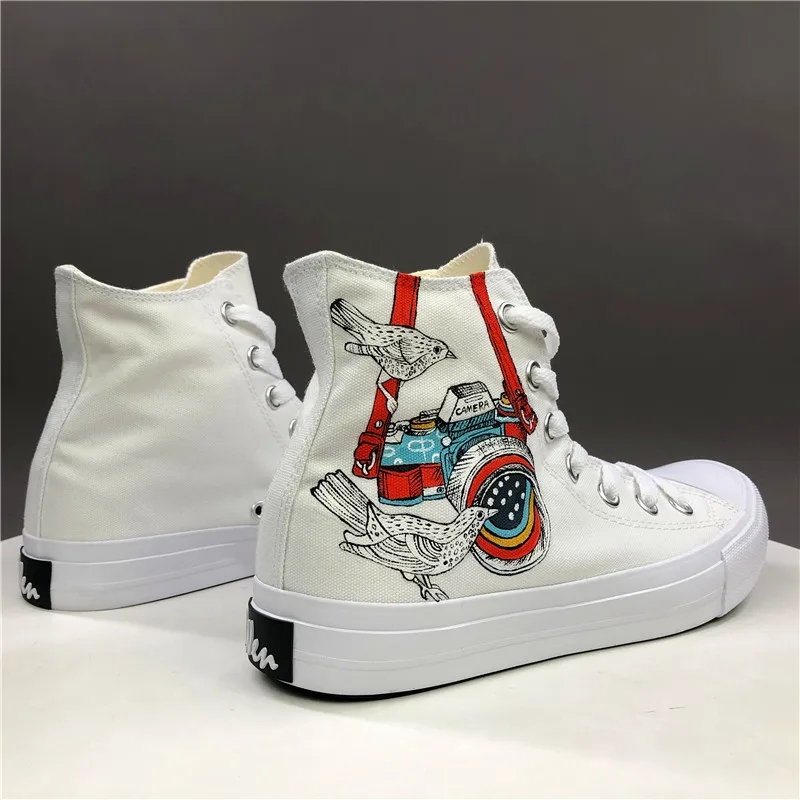 Вэнь женская обувь повседневная белая дизайнерская цветная цифровая зеркальная