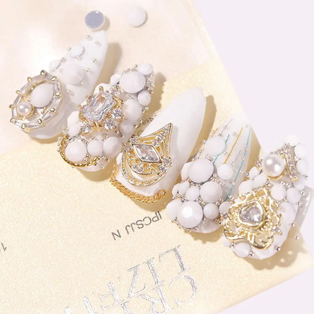 Синий зоопарк 1 шт. украшения Стразы для ногтей стеклянные искусственные