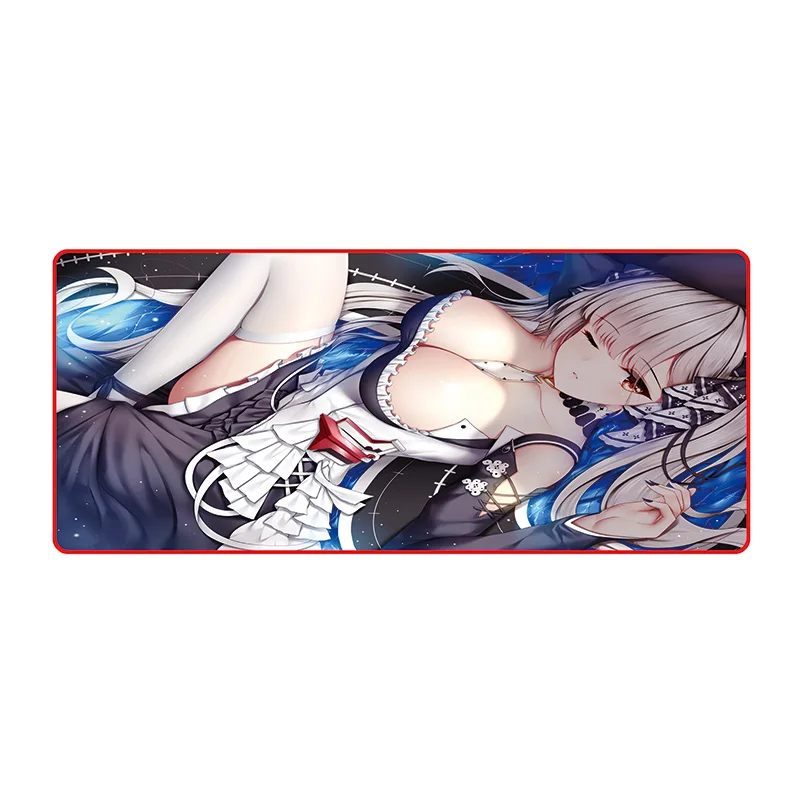 Коврик для мыши с японским аниме, RGB, большой игровой коврик для мыши, геймер, светодиодный компьютерный аниме-ПЭД, большой коврик с подсветкой для клавиатуры, стола
