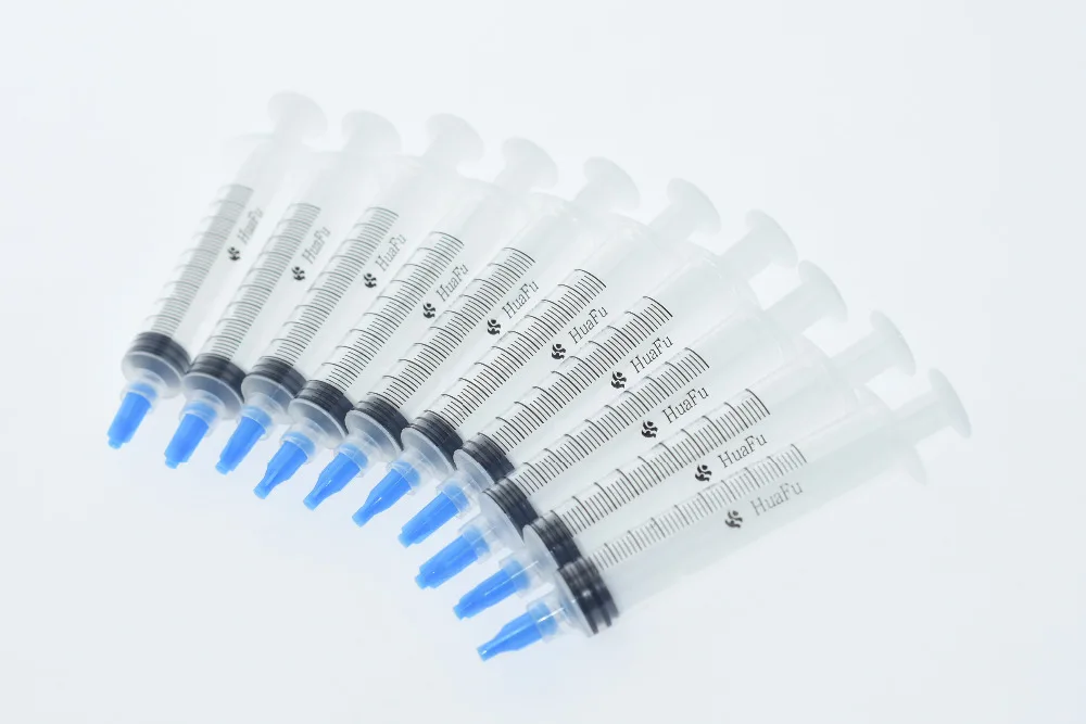 Шприц 10 мл/10 куб. См и 1 дюймовая игла с тупым наконечником 14 г игольчатый колпачок