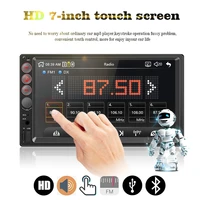 memory card touch screen 7 inch tft screen apple internet android 9 0 amplifier 7061 2 din dvr support 12v bluetooth mp5 fm