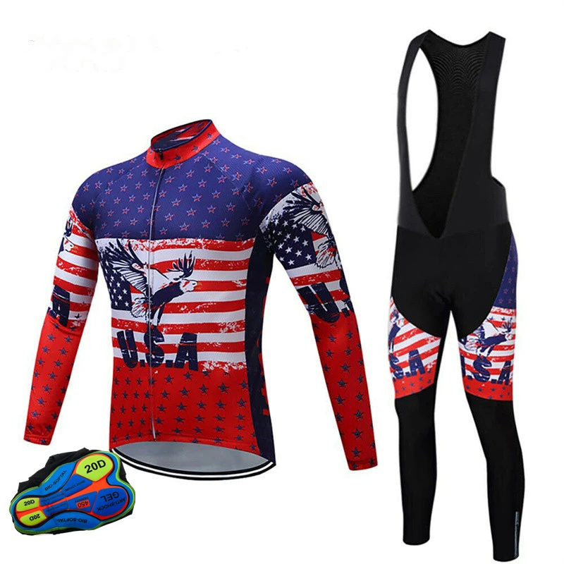 Новейшие осенне-зимние велосипедные комплекты Униформа профессиональная