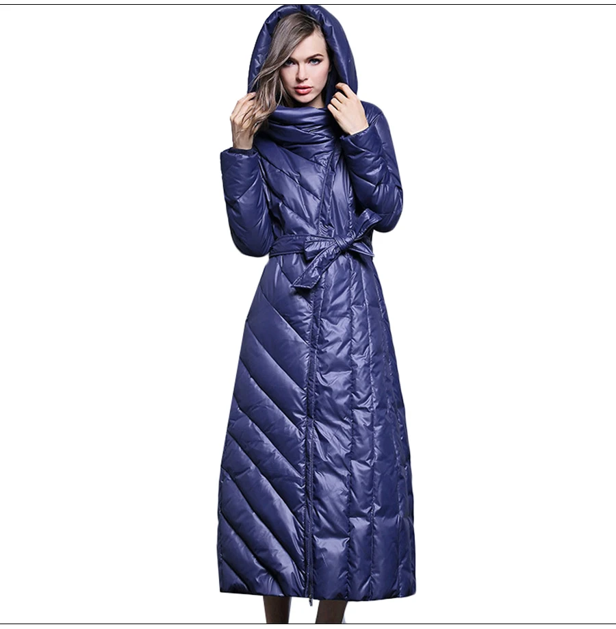 7XL Fashion White Duck Down Jacket Women New Thick Women Winter Bio Down Jackets Hooded Women Parkas Coat shigh quality