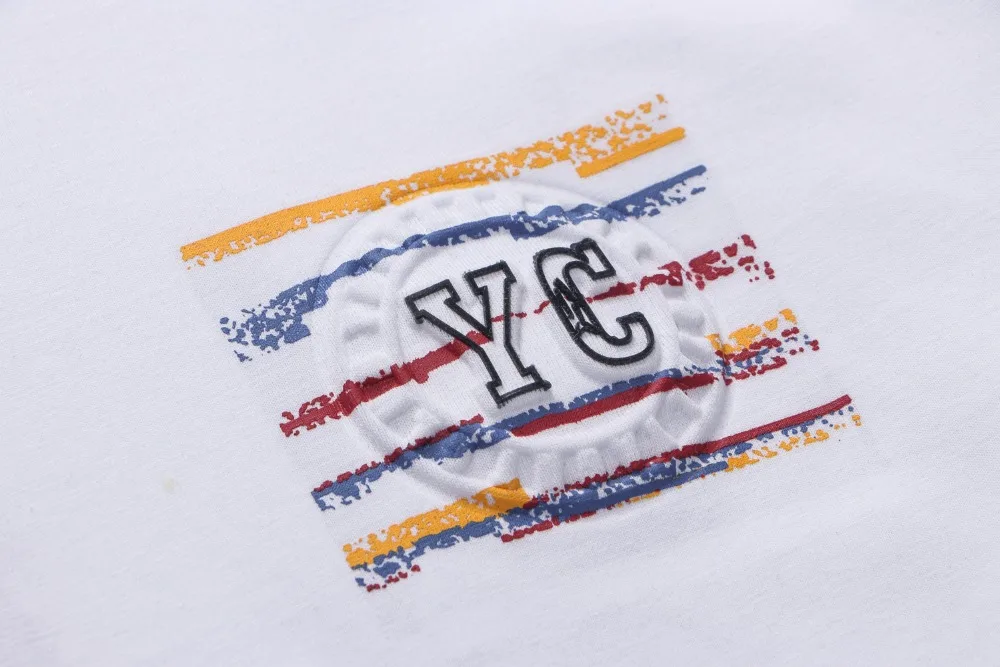 

Creative 2021 Simple Design Line Cross Print Cotton shirts New Arrival Summer Style Short Sleeve men t Shirt