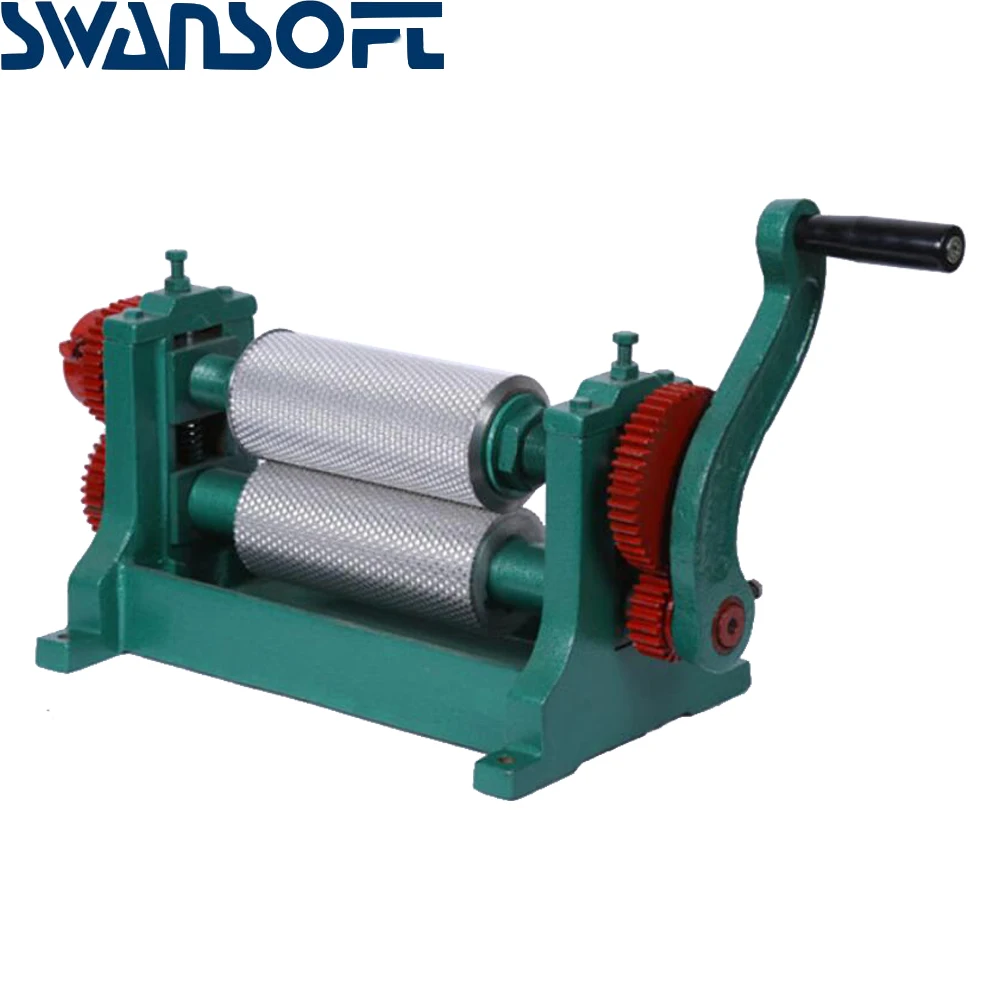 SWANSOFT 86*250mm Competitive price bees wax foundation machine Manual roller for bee beeswax press | Инструменты
