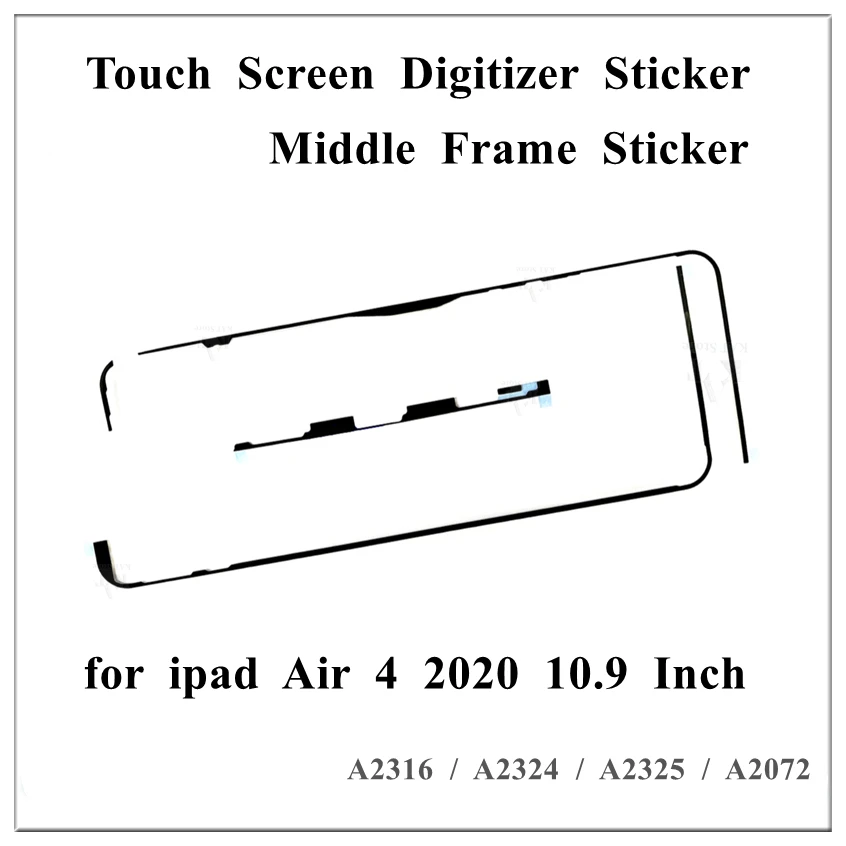 5 комплектов сенсорный ЖК-экран дигитайзер средняя рамка клейкая Полоса лента