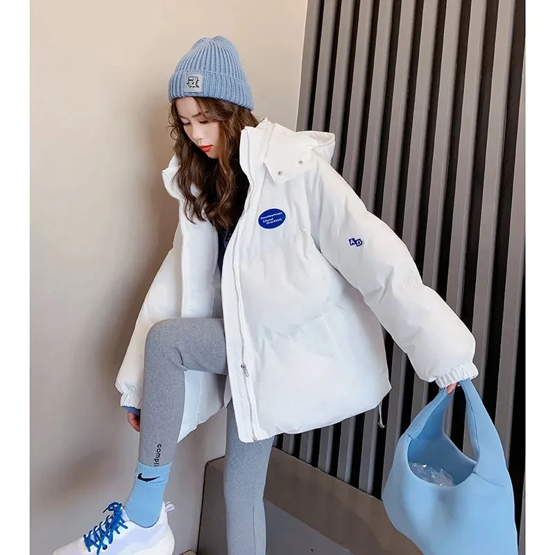 Winter Women Jacket Warm and Thick Down Jacket Korean Girl Student Jacket Coat Loose Short 2021  Puffer Jackets Bubble Coat