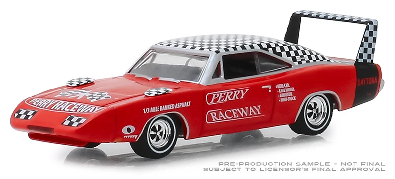 GreenLight 1:64 1969 Dodge Charger Daytona игрушечный автомобиль из сплава игрушки для детей литая