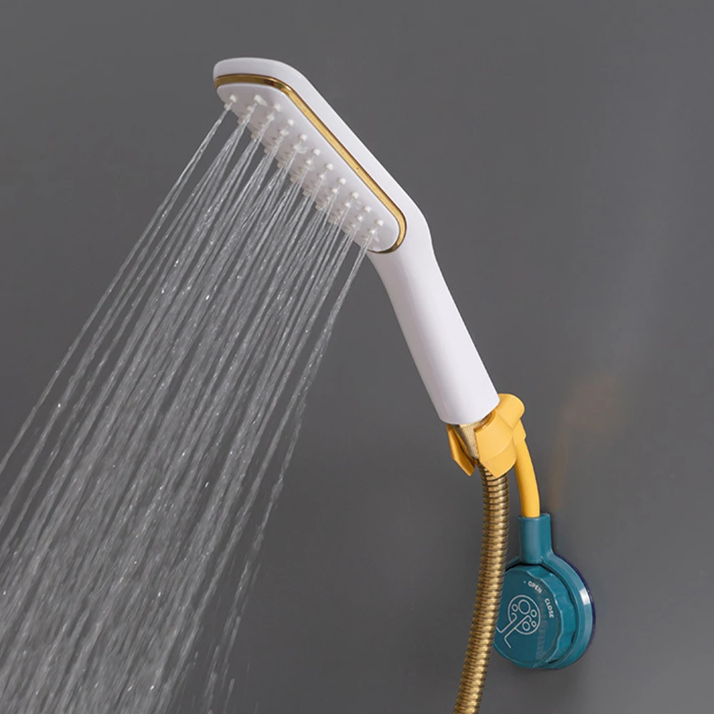 

Waterproof No Drilling Adjustable Angle Wall Mounted Hands Free Handheld ABS Home Universal Shower Head Holder Bathroom Hotel