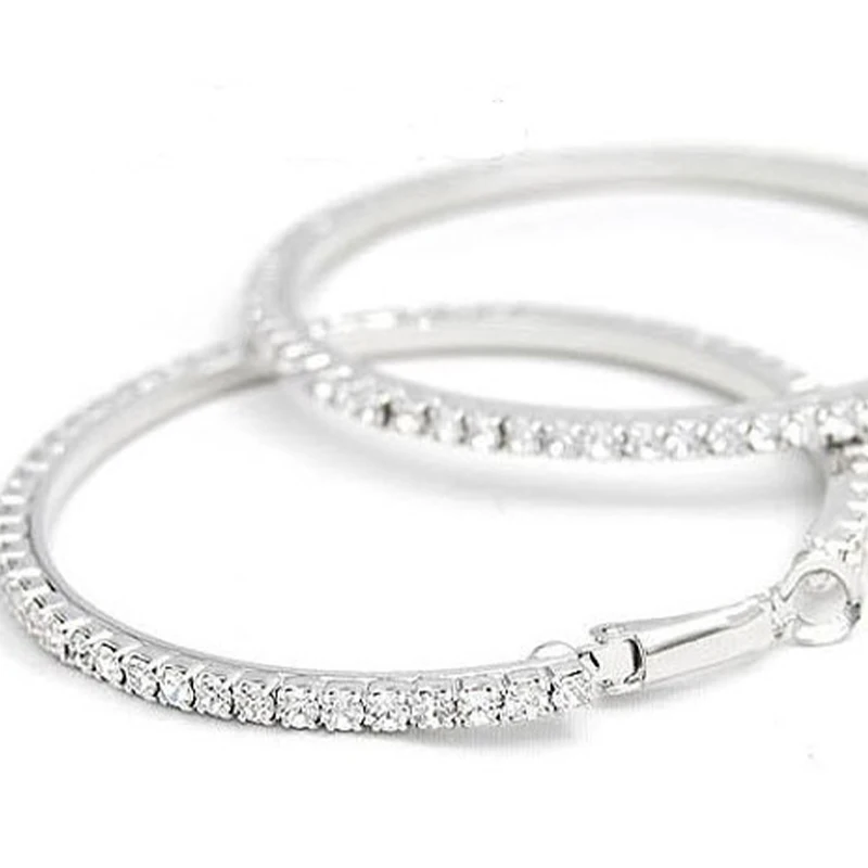 Новое поступление модные креативные серьги Стразы в стиле хип-хоп для женщин