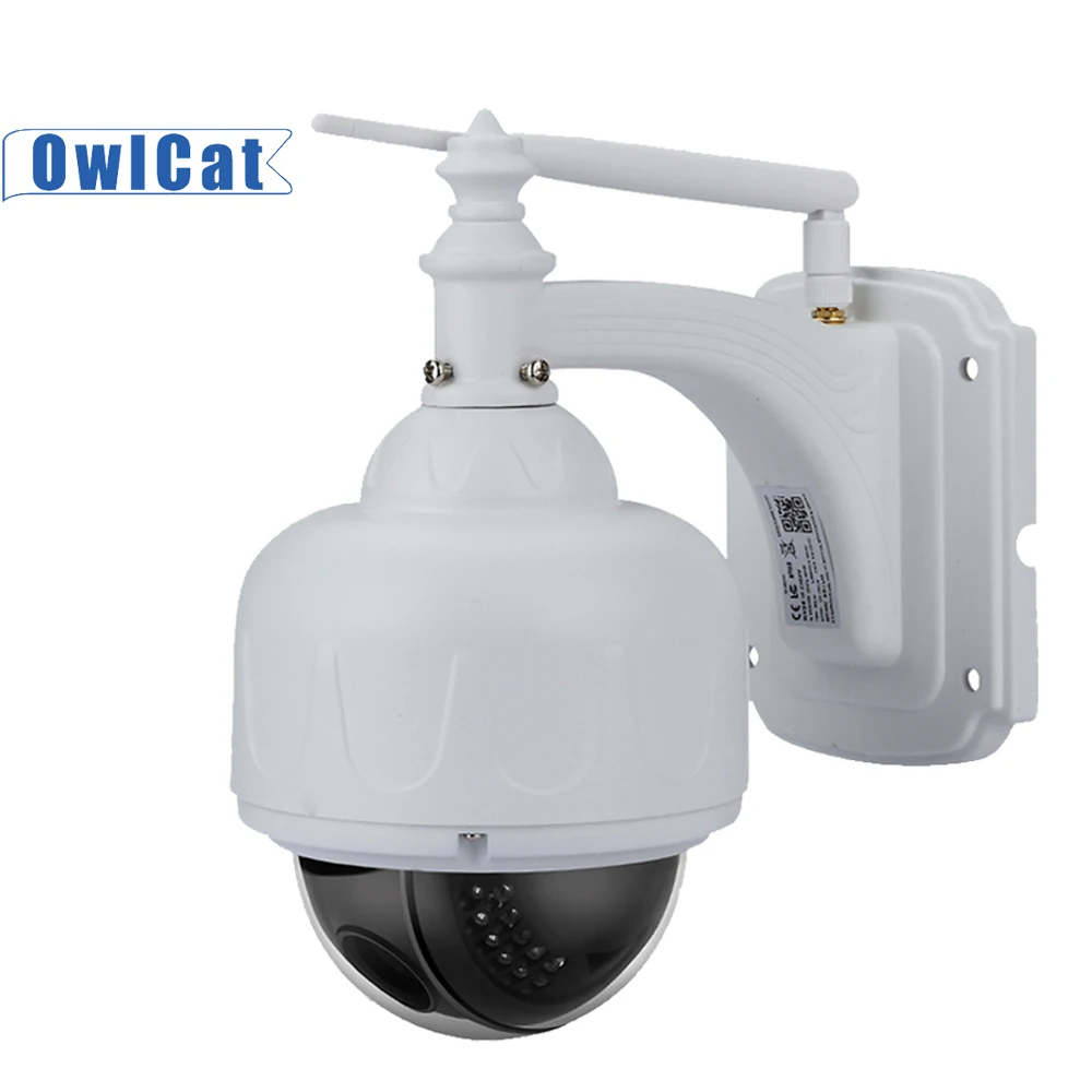 Открытый HD 5MP купольная PTZ IP камера Wifi 5X зум Автофокус двухсторонняя аудио