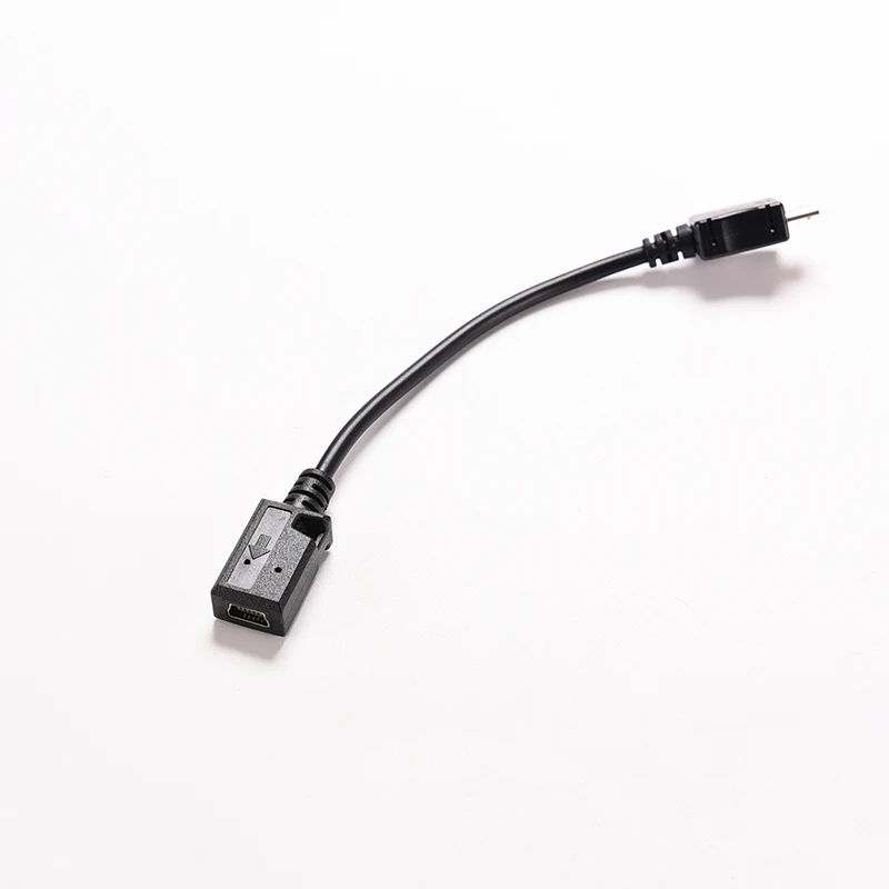 10 см мини USB разъем мама к Micro папа кабель передачи данных для телефонов MP3 MP4 0 1 м