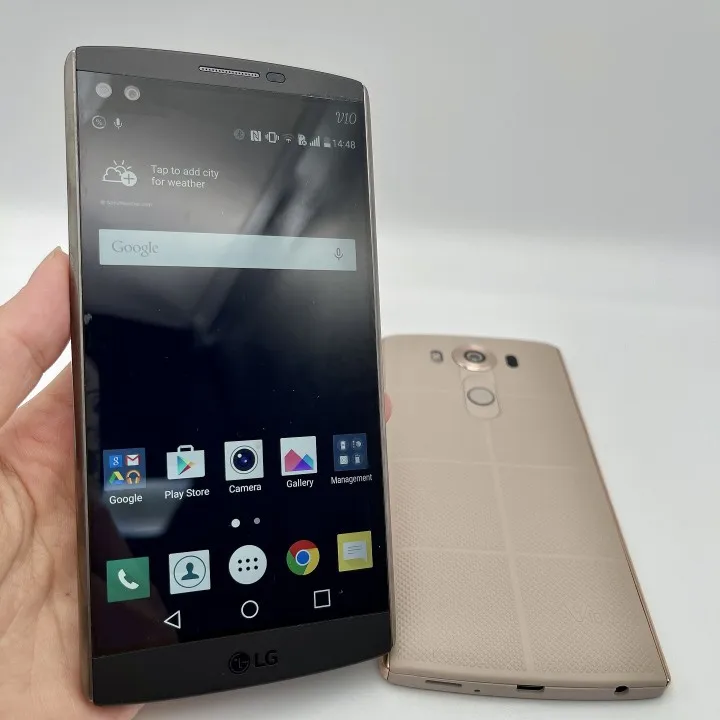 lg v10 refurbished original unlocked lg v10 h961 dual sim 4g phone hexa core 5 7 16 0mp 4gb ram 64gb rom 25601440 smartphone free global shipping