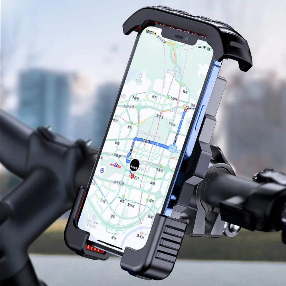 rion phone holder for bicycle mtb bike cell support moto motorcycle smartphone mobile handlebar stand scooter kickstand 6 5 inch free global shipping