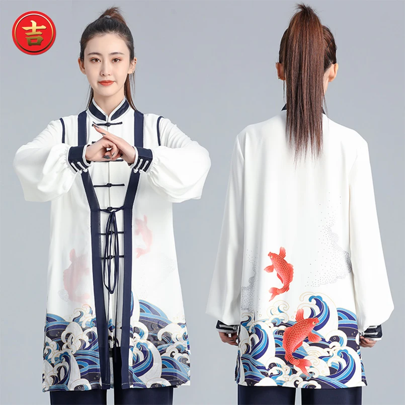 Новая форма для Тай Чи китайское платье кунг фу Женский комплект из трех частей с