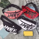 Новая поясная сумка унисекс для мужчин и женщин, поясная сумка унисекс с буквенным принтом, нагрудная сумка, сумка для ключей, дорожные сумки