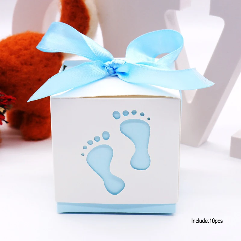 Candy Box B Первый день рождения, детская вечеринка, подарок, розовая/синяя Золотая фольга, бумажная салфетка под тарелку кружку, детский душ, свадьба, сделай сам, украшение, посуда, принадлежности - Цвет: Candy Box B