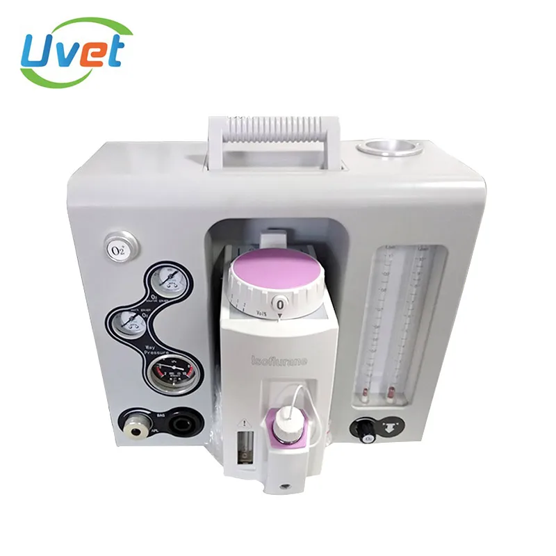 Uvet Veterinary Portable Anesthesia Machine stable and reliability adjustable easily for Veterinary equipment - Цвет: Isoflurane