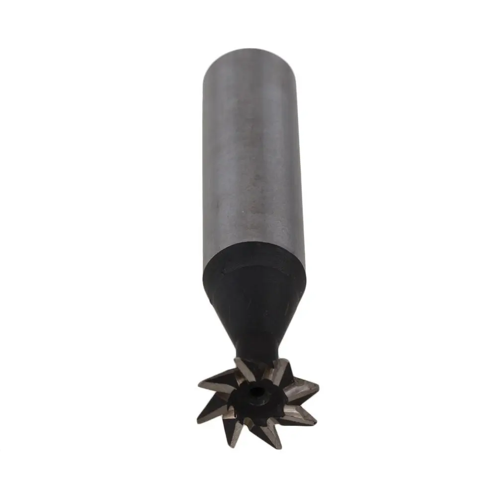 

14mm High Speed Steel 45 Degree Straight Shank HSS Dovetail Cutter End Mill Milling Cutter 8 Flutes
