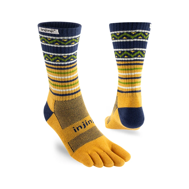 Injinji/носки с пальцами; Новинка года; спортивные носки средней плотности Coolmax с пятью пальцами; мужские носки для бега