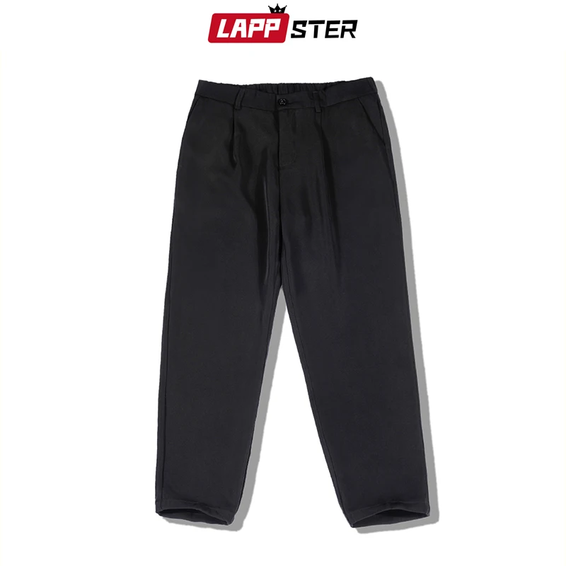 LAPPSTER Мужские Streetwear бегуны Брюки 2019 Mens Hip Hop Black Тренировочные штаны мужчины