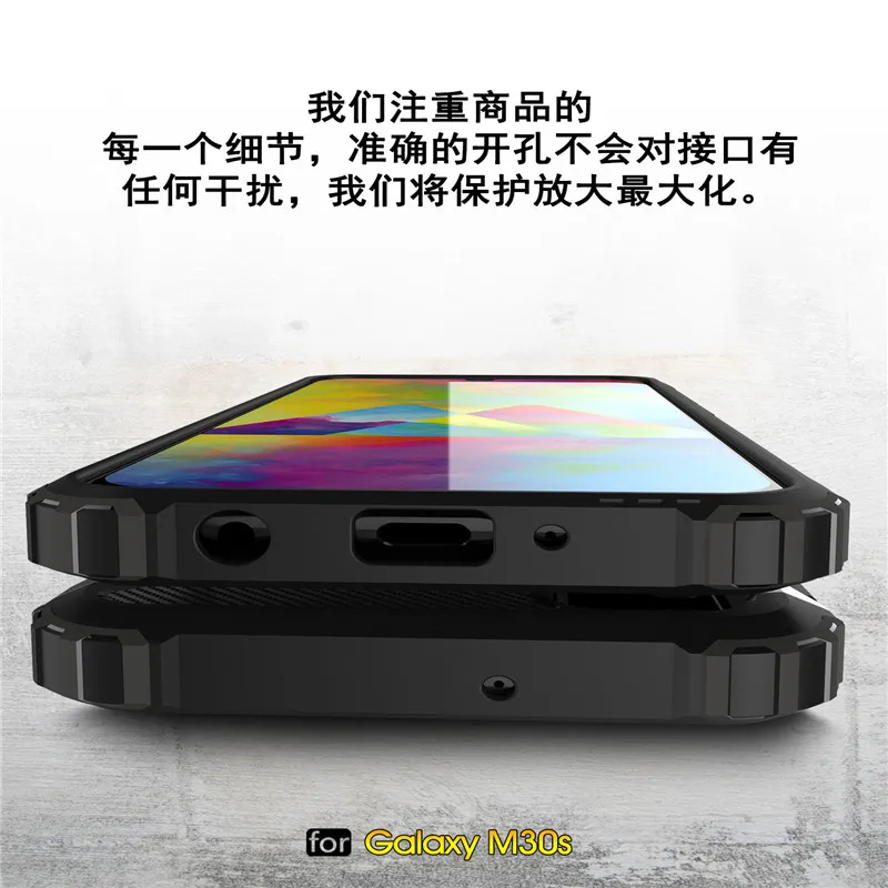 Для samsung Galaxy A9s бронированный чехол для телефона задняя крышка силиконовый бампер