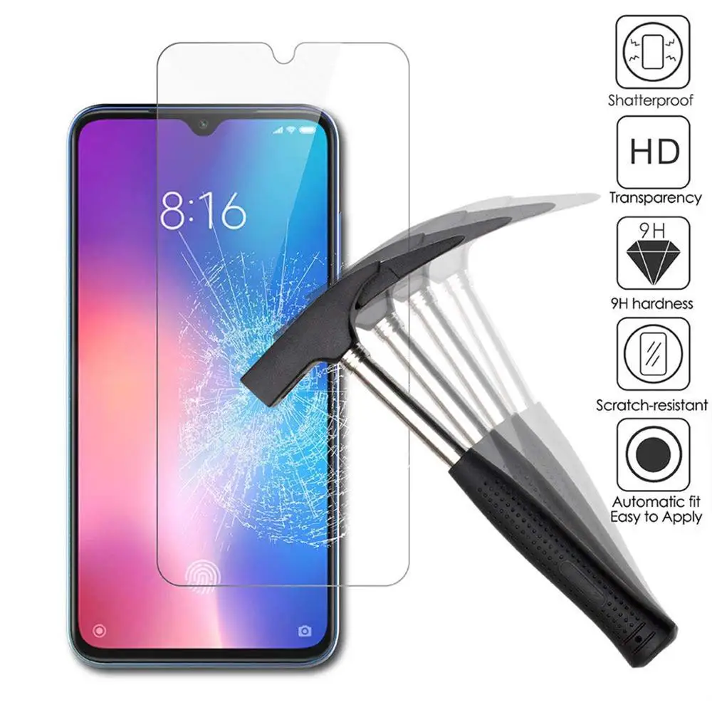 

9H 2.5D Clear Tempered Glass For Xiaomi CC 9 Mi A3 HD Screen Protector Glass Film For Xiaomi CC9 Full Glue Protective Film