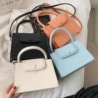 casual high quality pu leather womens handbag shoulder bag brands designer crossbody bags for women 2021 solid color purse new