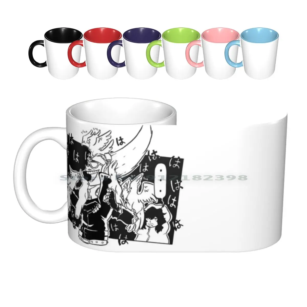 Cockatoo Ceramic Mugs Coffee Cups Milk Tea Mug Bnha Mha Boku No Hero Academia Yamada Hizashi Mic Aizawa Shouta Eraserhead