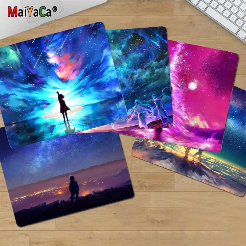 

MaiYaCa New game Universe Starry Sky small Mouse pad PC Computer mat Smooth Writing Pad Desktops Mate gaming mouse pad
