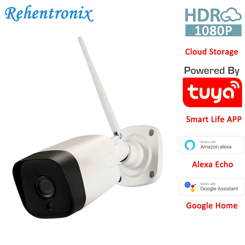 ONVIF Открытый 2 полосная аудио IP66 Водонепроницаемый 1080P Full HD Tuya безопасности Камера