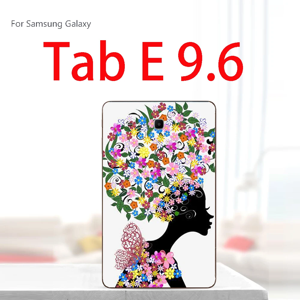 ForT560tou ding hua Краски планшетный чехол для samsung Galaxy Tab A A2 S2 E 9,6 9,7 10,5 SM T560 T561 T810 T813 T815C T590 T595 Мягкий силиконовый чехол - Цвет: ForT560tou ding hua