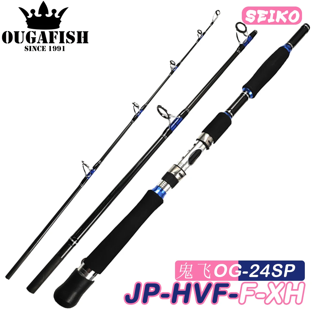 Spinning Fishing Rod Sea Boat Super Hard Xh Pesca Accesorios Mar Boat Jigging Canne A Peche En Mer Canne A Peche Carbonne