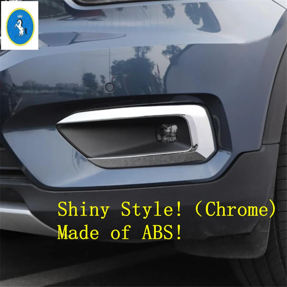 

Yimaautotrims Auto Accessory Front Fog Lights Lamp Eyelid Eyebrow Overlay Strip Cover Trim Fit For VOLVO XC40 2018 - 2021 ABS