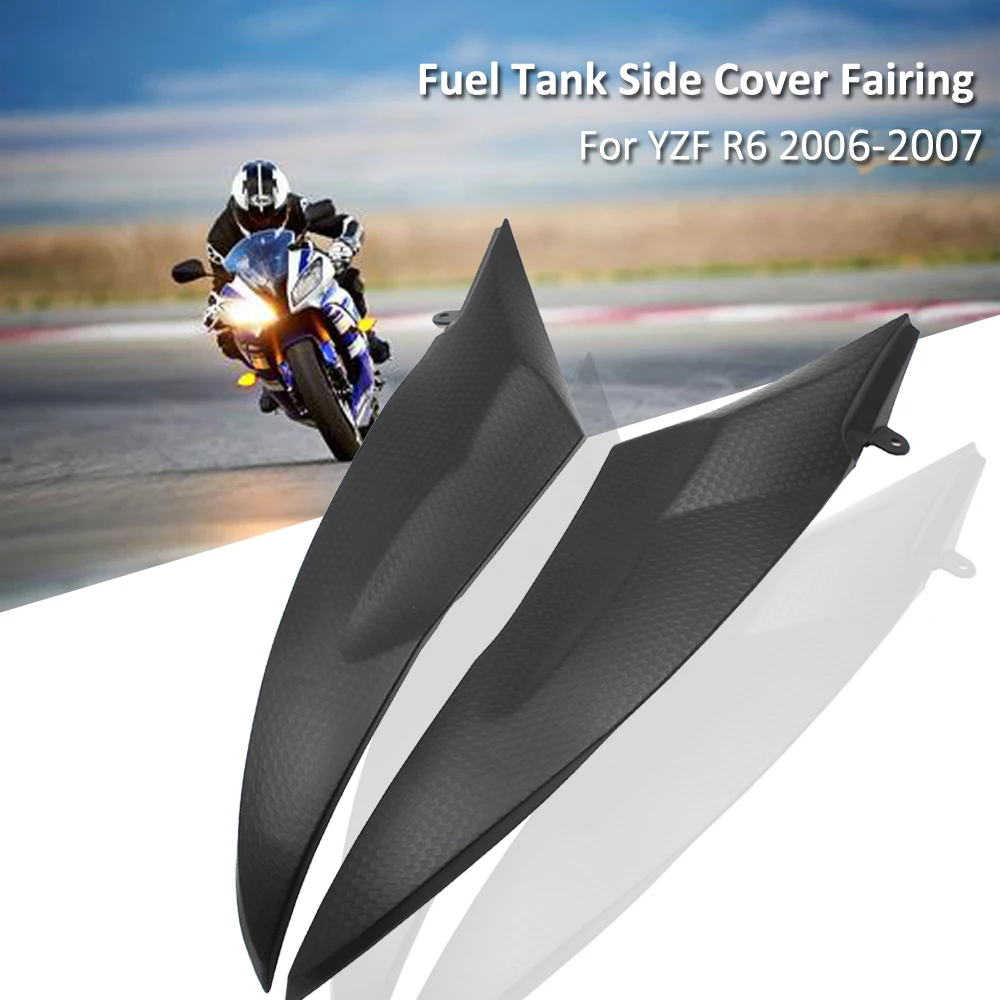 

Tank Side Covers Panels Fairing For Yamaha YZF R6 2006 2007 YZF-R6 06 07 YZFR6 Tank Side Cover Panel
