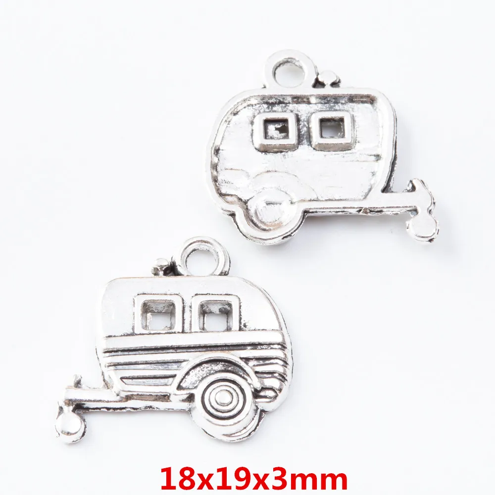

100 pieces of retro car pendant zinc alloy pendant DIY European style jewelry making 7057